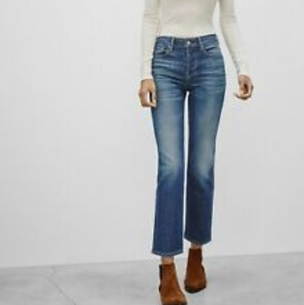 Aritzia The Castings High Rise cropped jeans